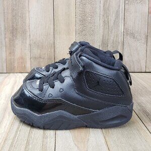 Toddler Nike Air Jordan B' Loyal size 6C Triple Black Baby Infant Shoes
